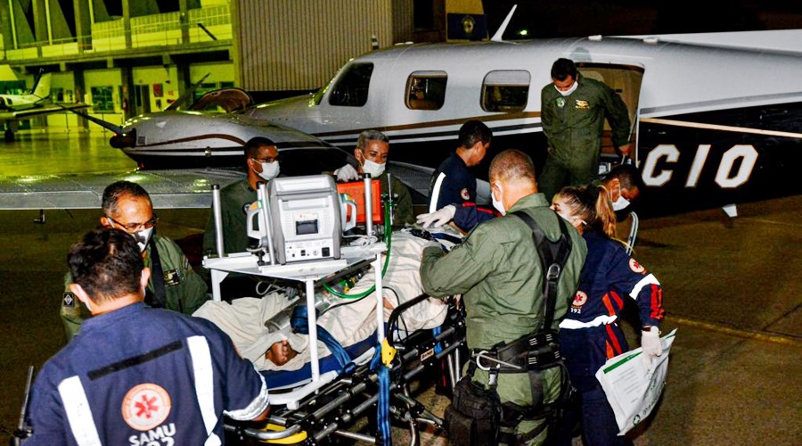 UTI Aérea transporta primeiro paciente do interior para Cuiabá 1