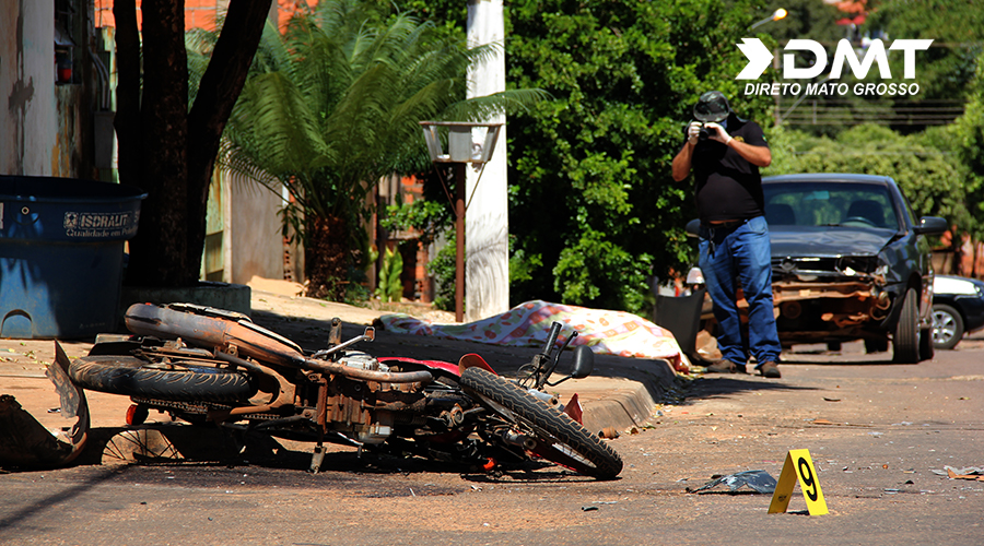 Um grave acidente marcou o fim da vida de um jovem de 25 anos na final desta manhã(26) em Rondonópolis. 1