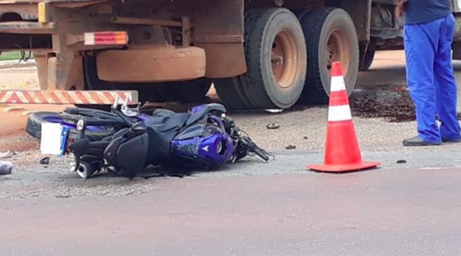 Motoqueiro morre atropelado por caminhão na BR 163 no interior de Mato grosso 1