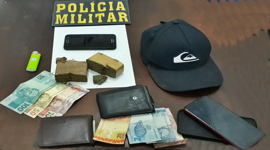 Policiais militares de Jaciara prendem dupla por tráfico de drogas e direção perigosa 1