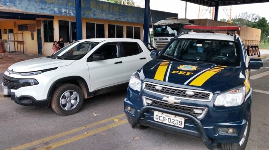 PRF recupera Fiat Toro furtado em Poconé MT 1