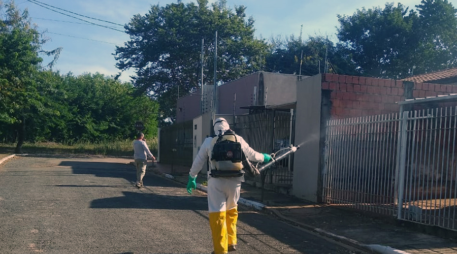 Saúde reforça combate a dengue no bairro Jardim das Hortências 1