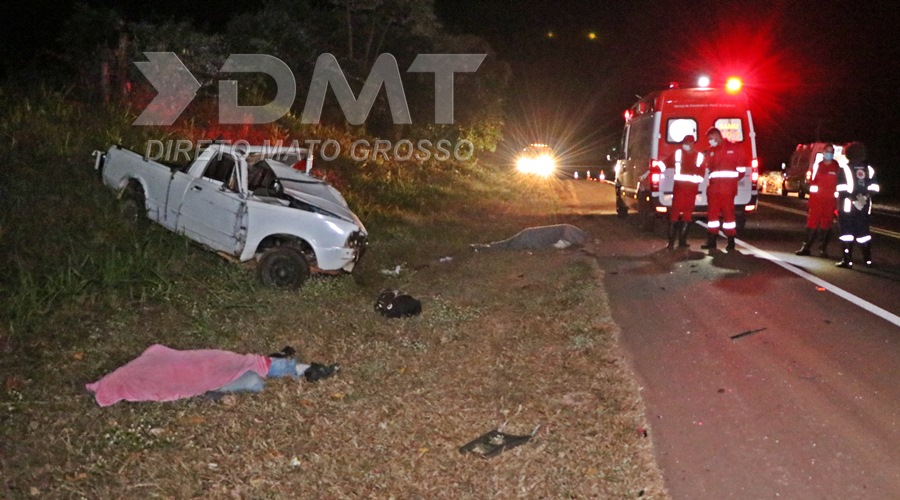 Três pessoas morrem em uma colisão frontal na MT 130 saída de Rondonópolis para Poxoréu 1