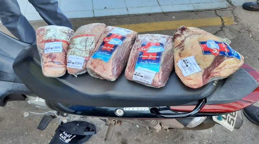 Derf de Várzea Grande prende suspeito de furtar peças de carne para revender em açougues 1