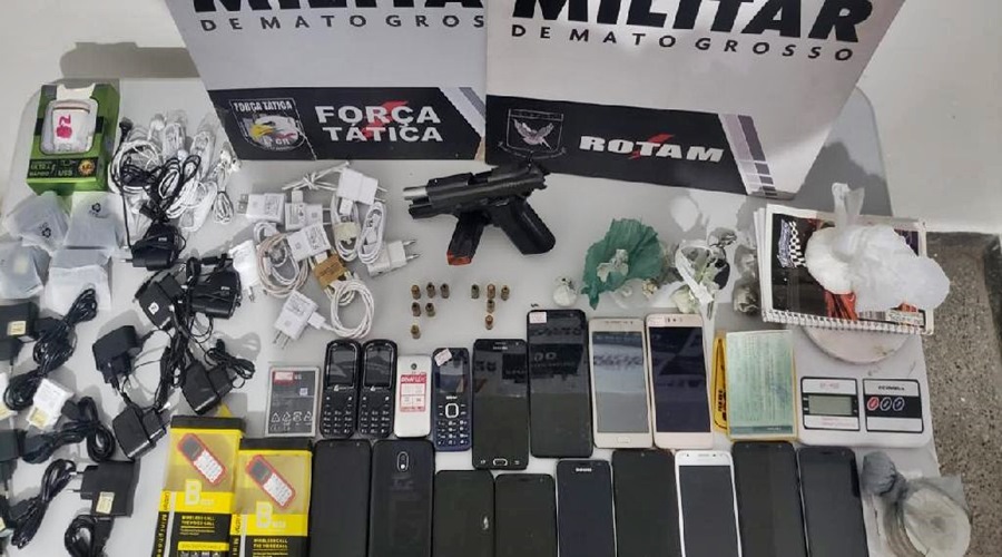 PM frustra ação de suspeito que iria arremessar celulares dentro da PCE 1