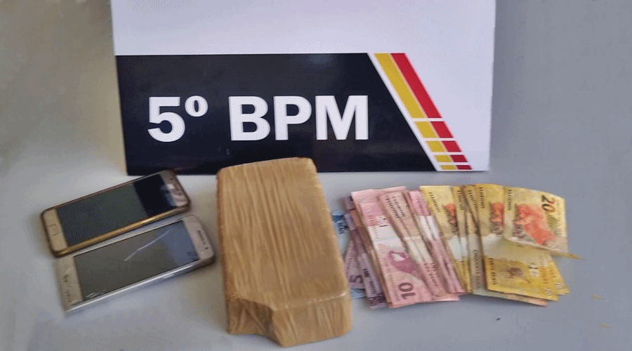 PM de Pedra Preta prende casal com 1 Kg de pasta base de cocaína na BR 364 1