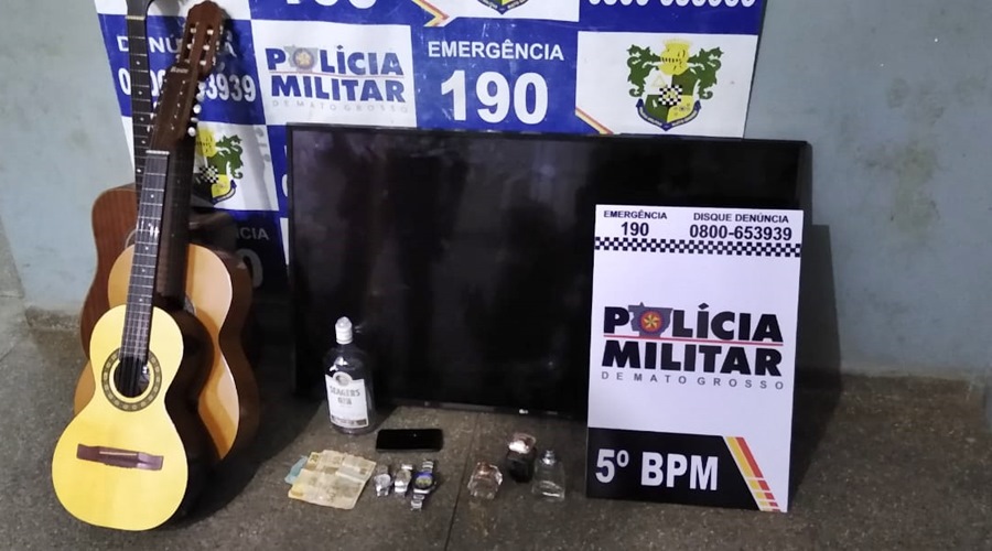 Quadrilha é presa pela Polícia Militar após roubo em residência no bairro Granville em Rondonópolis 1