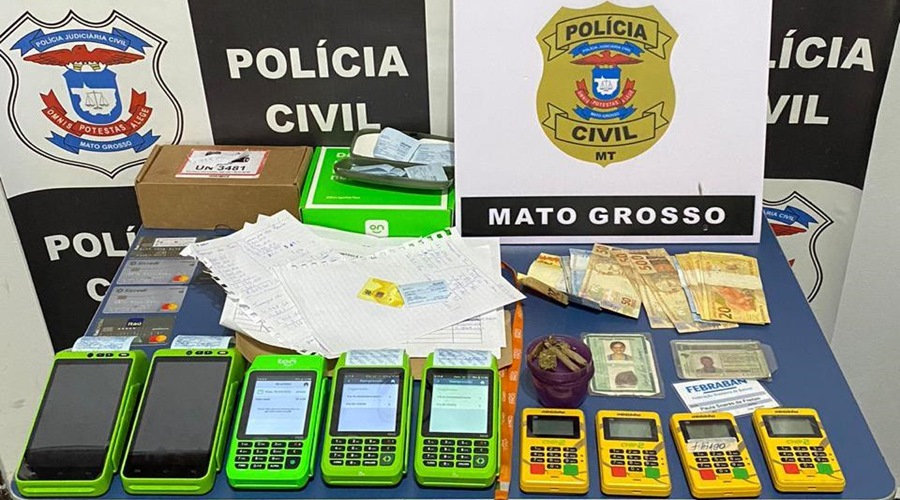 Casal de estelionatários são presos pela Polícia Civil em Sinop; acusados de golpes que chegam a R$160 mil mensal 1