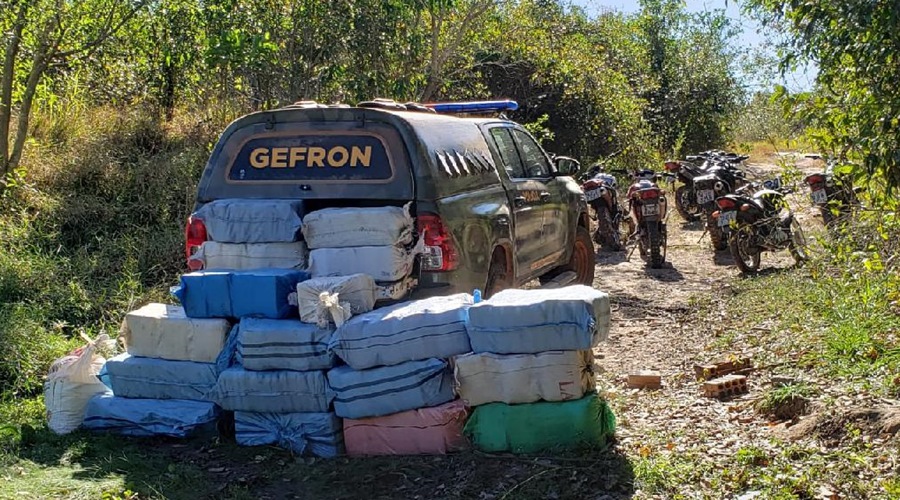 Gefron apreendeu cerca de 880 quilos de drogas somente nesta semana 1