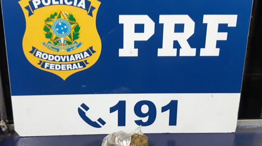 k9 da PRF em Rondonópolis/MT localiza droga em ônibus 1