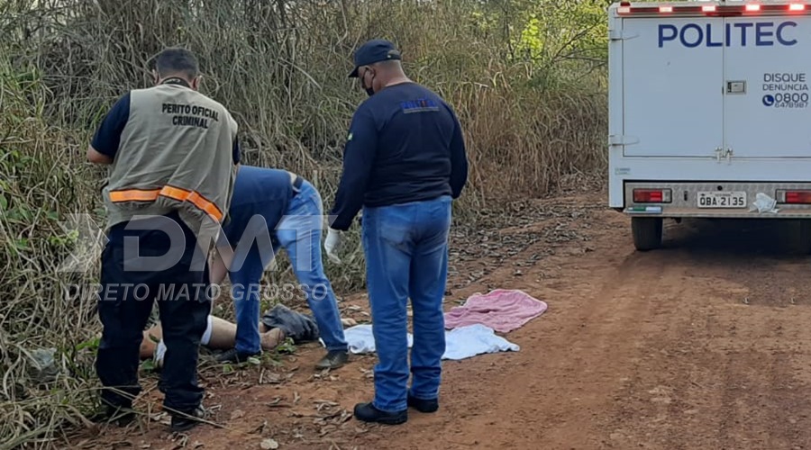 Corpo localizado com pés e mãos amarrados em uma região rural de Rondonópolis foi identificado pelo IML 1