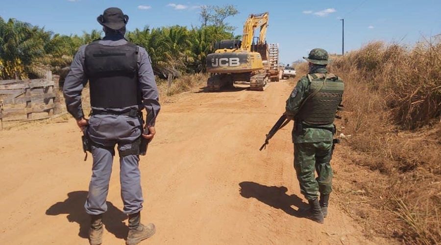 Batalhão Ambiental da PM fecha garimpo ilegal em Novo Mundo 1