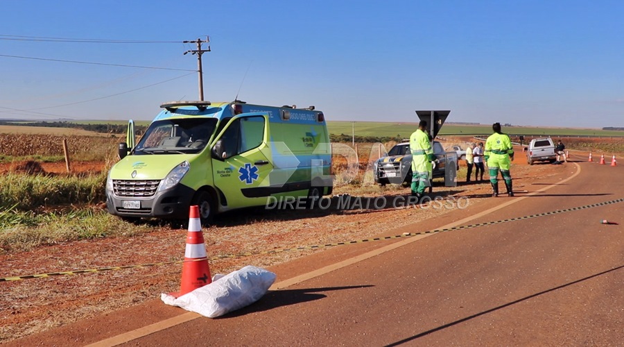 Homem morre atropelado na BR 163 enquanto esperava transporte para vir para Rondonópolis 1