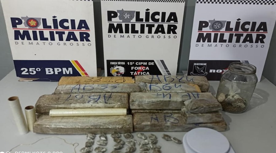 Força Tática prende homem com 15 tabletes de maconha em Várzea Grande 1