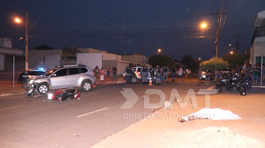 Mulher morre em colisão entre carro e moto no Cidade Natal em Rondonópolis 1