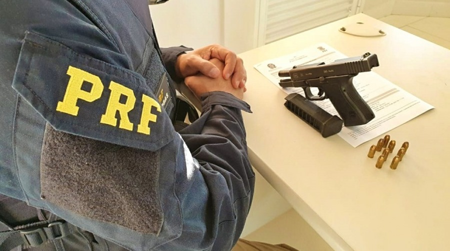 PRF APREENDE SEGUNDA PISTOLA NA SEMANA EM MATO GROSSO 1