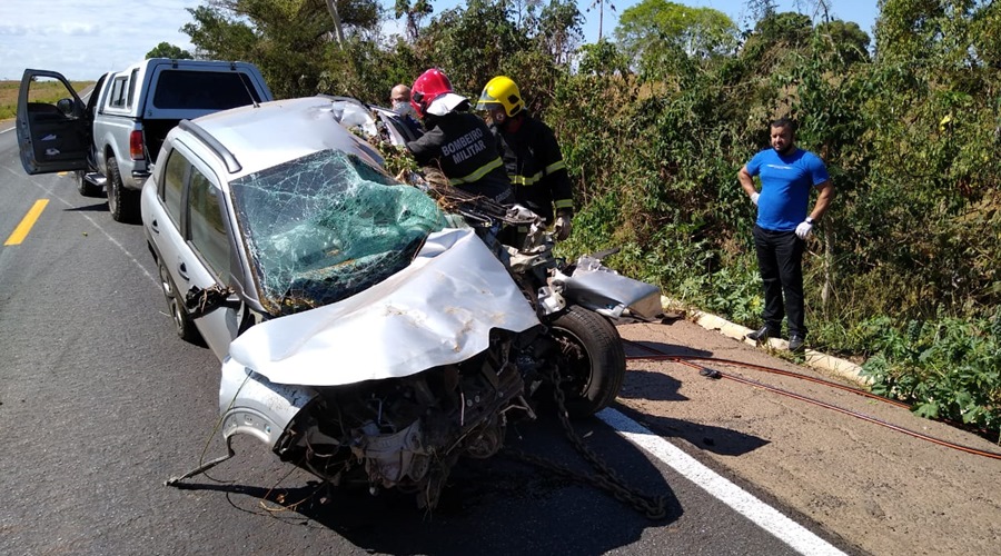 Motorista de veículo com placa de Cuiabá colide em árvore e tem morte instantânea na BR 364 Próximo a Pedra Preta 1