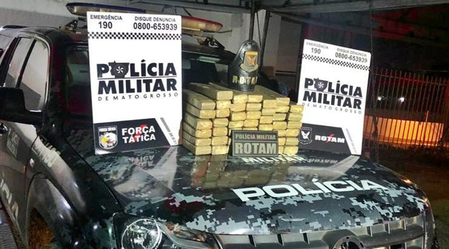 Rotam apreende 47 tabletes de maconha e suspeito é detido em Cuiabá 1