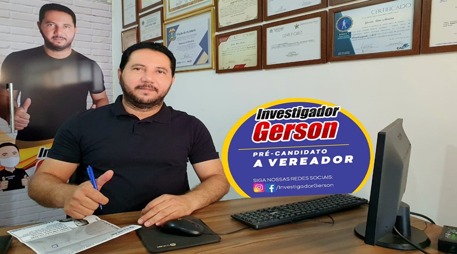 Investigador Gerson oficializa pré-candidatura para vereador em Rondonópolis 1