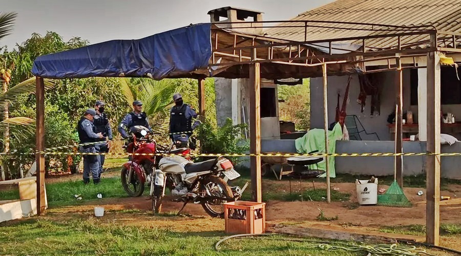 Polícias Militar e Civil localizam e prendem três suspeitos por mortes de avô e neta em chácara 1