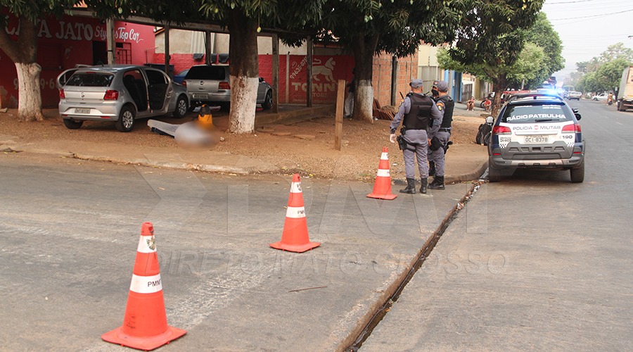 Homem é executado com quase dez tiros de pistola 9MM em Lava jato no município de Rondonópolis 1