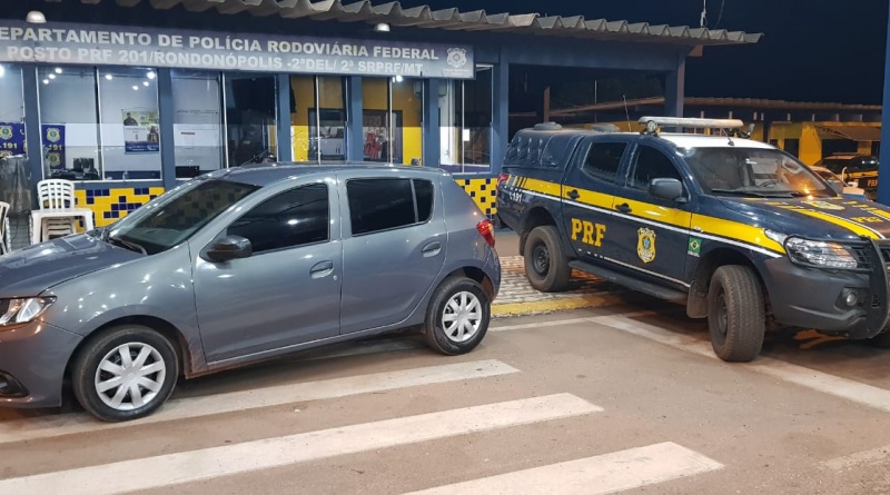 PRF apreende veículo com ocorrência de estelionato em Rondonópolis/MT 1