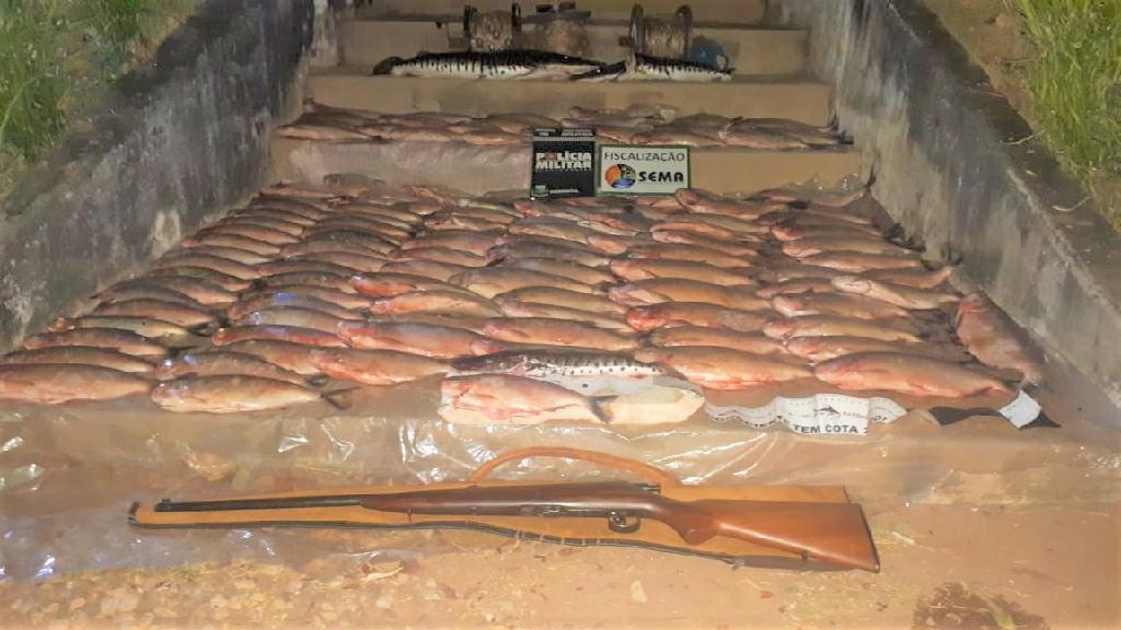 Trabalho integrado identifica motorista com pescado irregular e arma de fogo 1