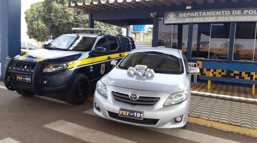 PRF prende traficante com 4,35kg de pasta base de cocaína em Rondonópolis/MT 1