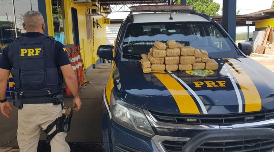 PRF apreende 15,6 kg de skunk, em Rondonópolis/MT 1