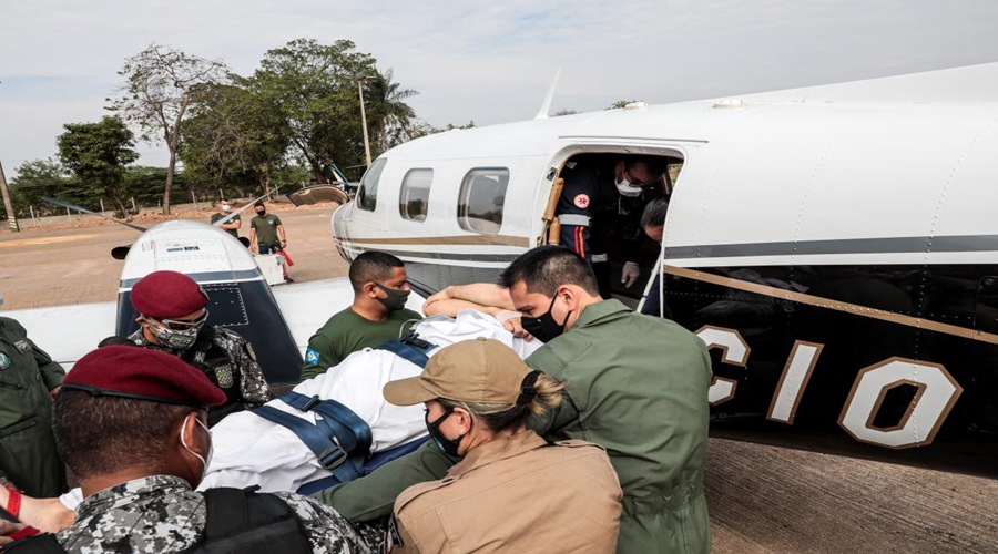 Integrante da Força Nacional é transportado em UTI Aérea de Mato Grosso para Rio de Janeiro 1