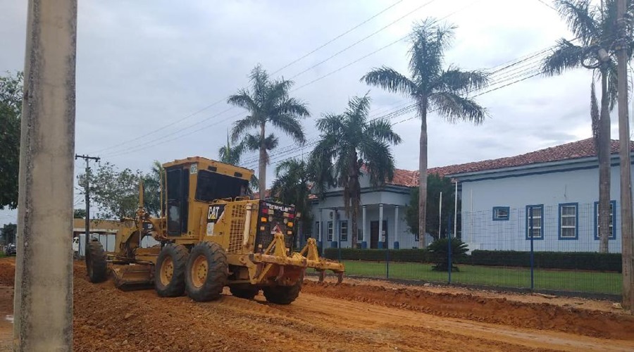 Reeducandos trabalham em obra de pavimentação no município de Colniza 1