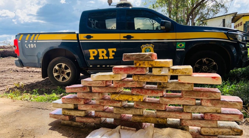 PRF apreende 42kg de pasta base de cocaína em Mato Grosso 1