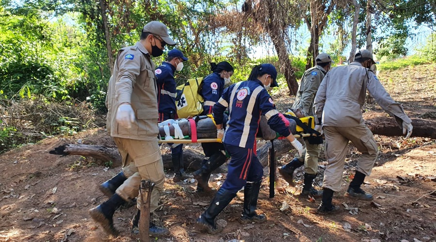 Homem é localizado com fraturas nas duas pernas embaixo de ponte no Anel Viário em Rondonópolis 1