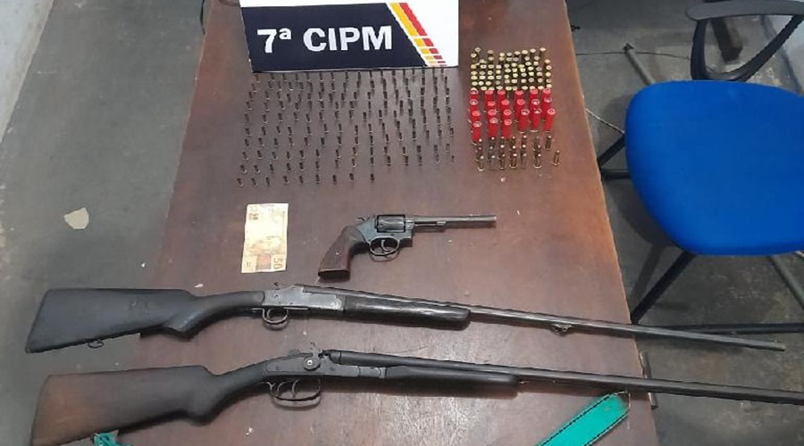 PM de Jaciara prende homem por contrabando, caça ilegal e porte de armas de fogo 1