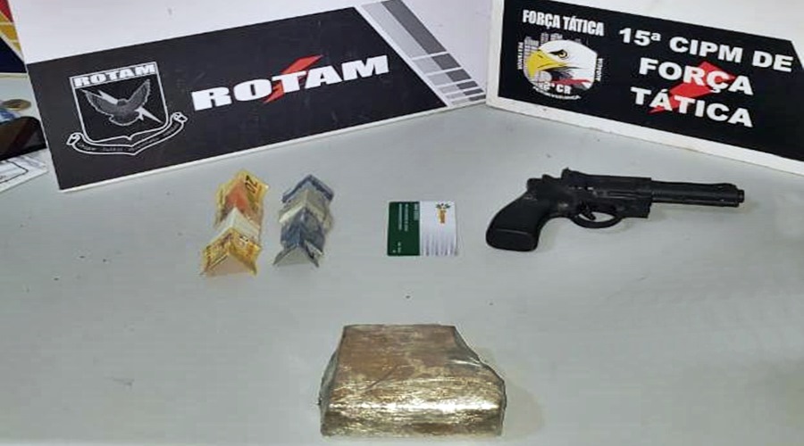 Rotam frustra entrega de droga em posto de combustível, suspeito é baleado e preso 1