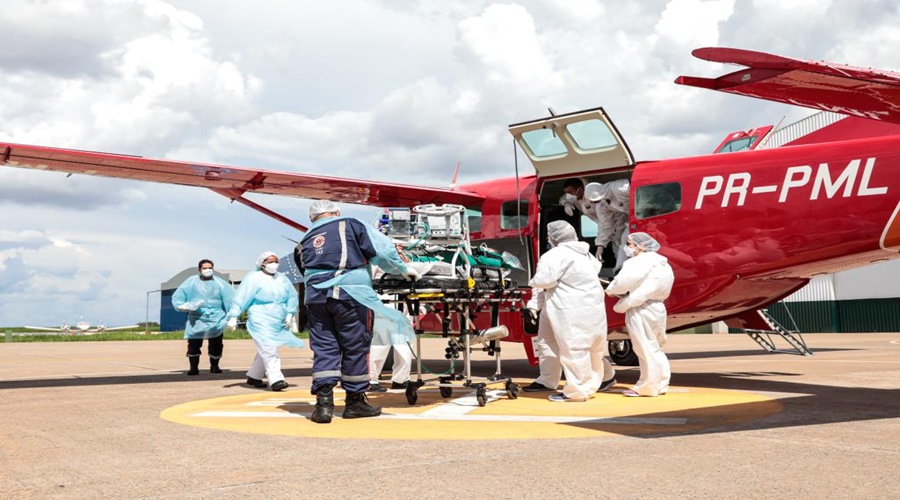 Dois pacientes de Rondônia chegam a MT e são internados na UTI do Hospital Estadual Santa Casa 1