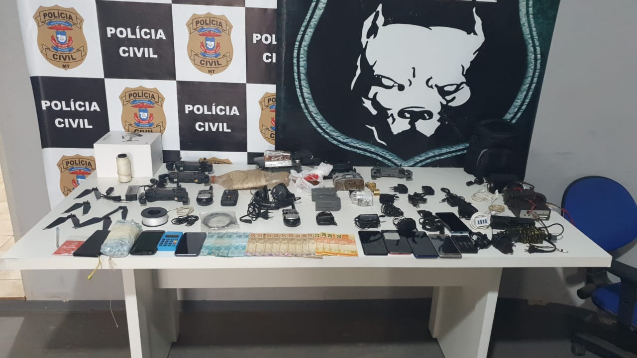 Derf de Rondonópolis prende grupo criminoso responsavel por lançar celulares e drogas em penitenciária e praticar tortura 1