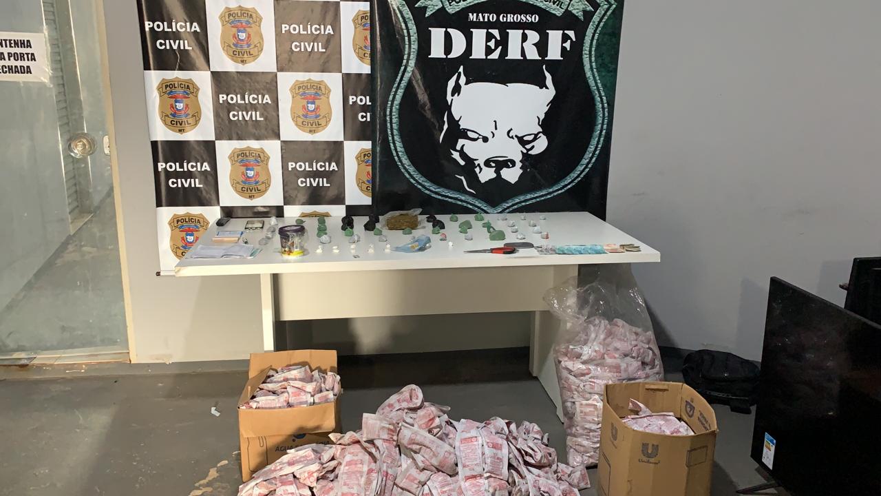 Durante investigação Derf apreende Inseticida, drogas e documentos falsos usados para abrir crediários 1