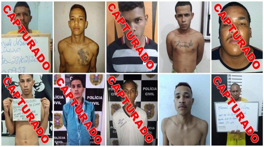 Polícia recaptura Sete dos dez fugitivos da Cadeia de Nova Mutum 1