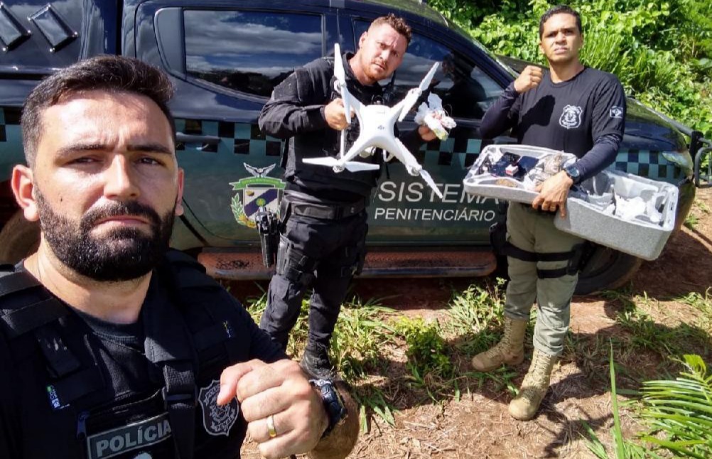 Policiais penais evitam entrada de celulares e drogas por meio de drones 1