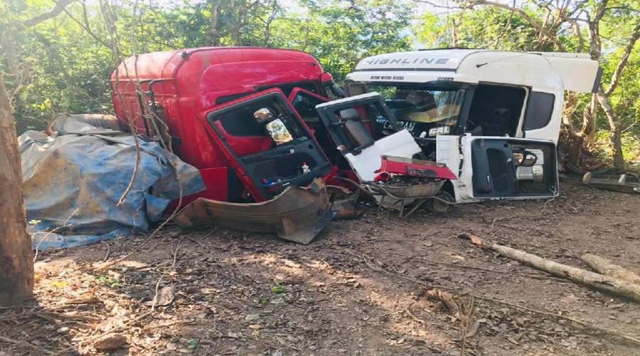 Policiais descobrem desmanche de caminhões em Alto Paraguai 1