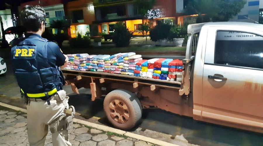 PRF prende homem transportando mais de 90 Kg de drogas 1