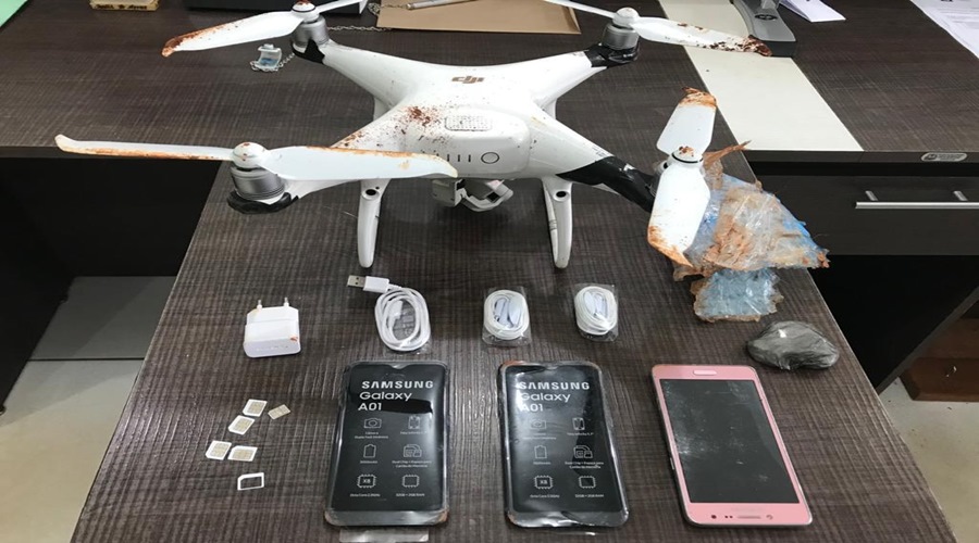 Drone com celulares e drogas é interceptado na Penitenciária de Rondonópolis 1