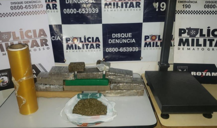 Rotam desmantela quadrilha e apreende 11 tabletes de maconha em Cuiabá 1