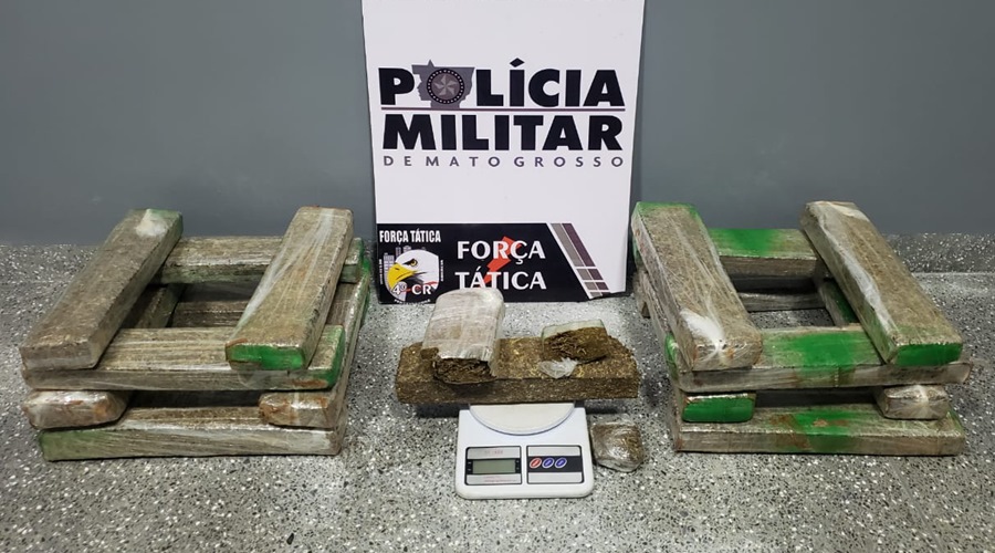 Policia Militar prende cinco suspeito de trafico de drogas e apreende mais de 15 Kg de maconha 1