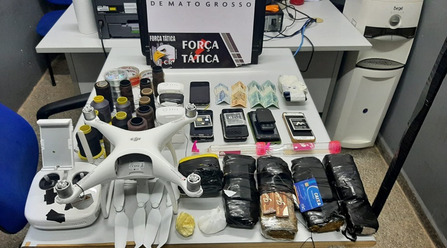 Em patrulhamento Força Tática prende cinco indivíduos com drogas e drone em Rondonópolis 1