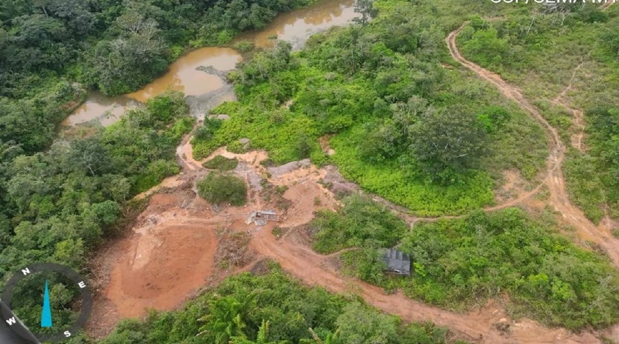 Sema e Ciopaer desativam garimpo ilegal em Parque Estadual Igarapés do Juruena 1