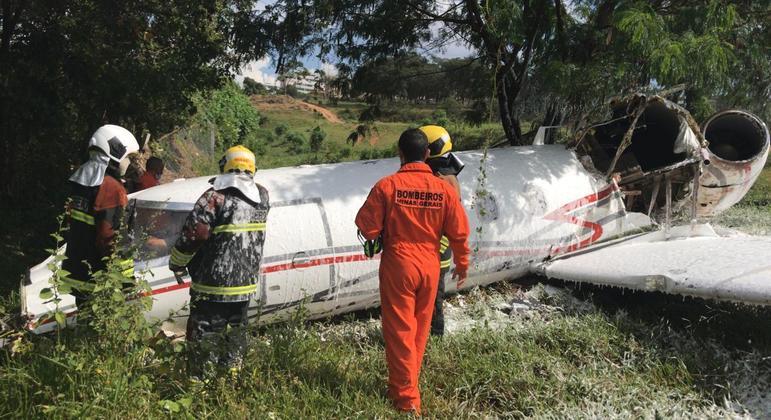 Acidente com jato em Aeroporto em BH deixa ao menos um morto 1