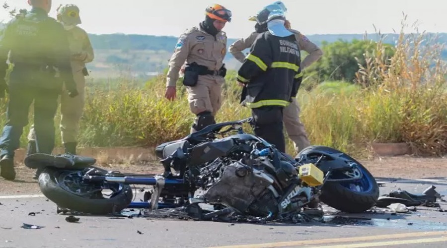 Policial Rodoviário Federal de MT morre em violento acidente de moto em MS 1