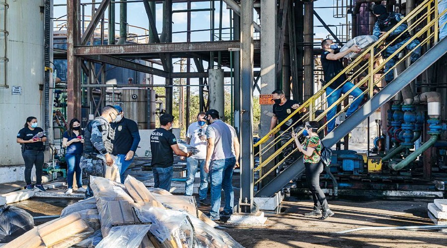 Mais de uma tonelada de droga é incinerada em Cuiabá 1